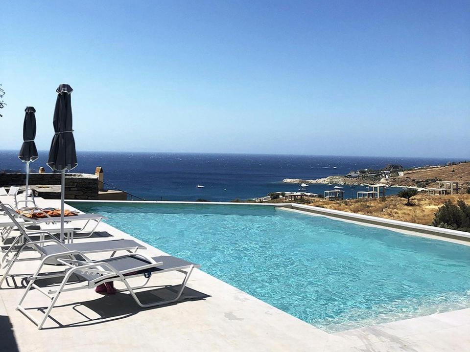 Koundouros House | 4 maisonettes with a swimming pool and a sea view, in the area of Koundouros