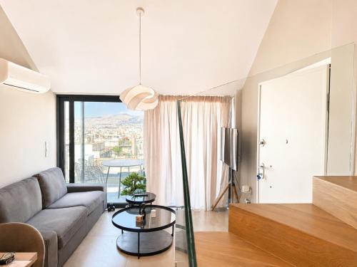 Platia Viktorias Apartment | 7th and Above Athens Penthouse