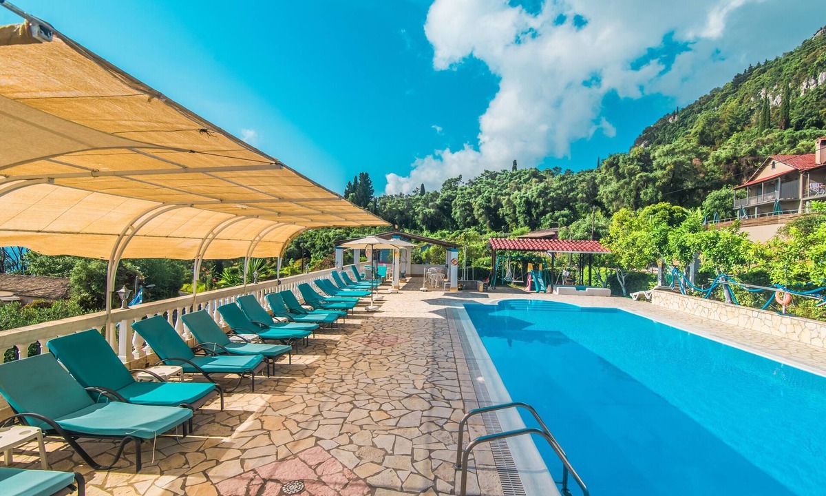 Dafnata Apartment | Andromaches Sea View Studio with Shared Pool, Balcony and Wi-Fi