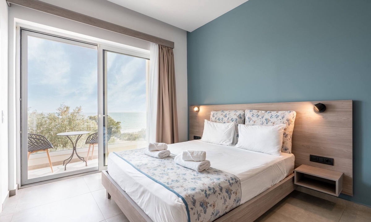 Pefkos Apartment | Apartment 'Tesoro Del Mare with Sea View 2' with Sea View, Wi-Fi and Air Conditioning