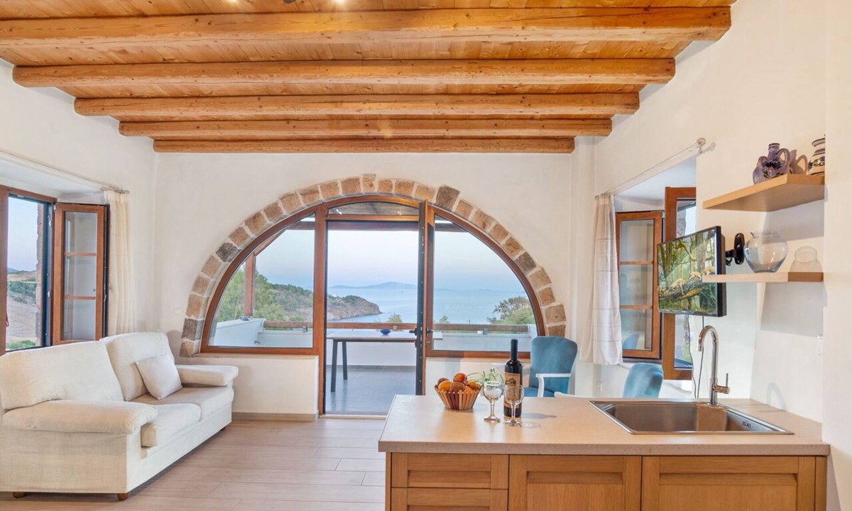 Skala Apartment | Blue Vista Patmos Sofia Quadruple Apartment