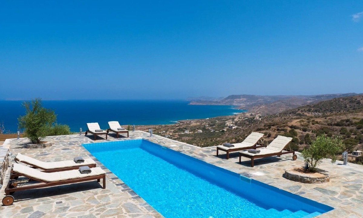 Sitia Villa | Contemporary Villa with Gym & Mesmerising Sea Views near Sitia