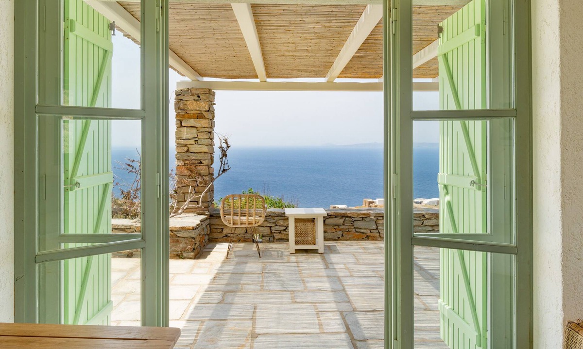 Kea House | Country House 'Casa Xyla-sunset View Villa' with Sea View, Wi-Fi and Air Conditioning
