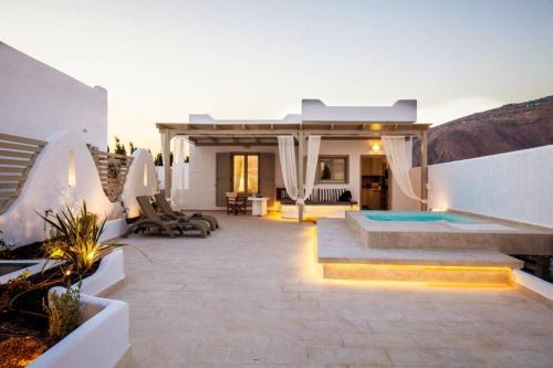 Perivolos Villa | Dafnes Villa with Private Plunge Pool