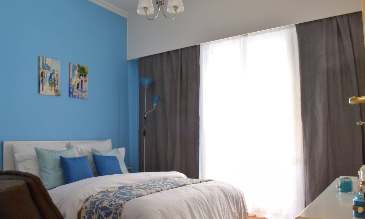 Agios Panteleimonas Apartment | Double Room With Extra bed - Athens Greek Blue Rooms