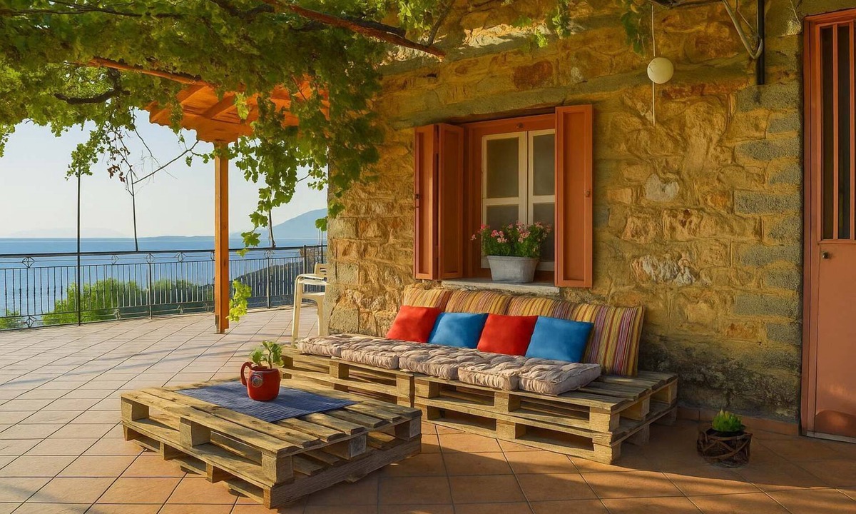 West Mani House | Eleni's Coastal Retreat with Ocean View Gemstone
