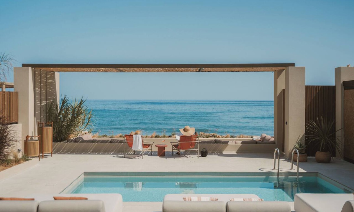 Rethymno Villa | Espera Beachfront Residence, Newly Renewed 2026