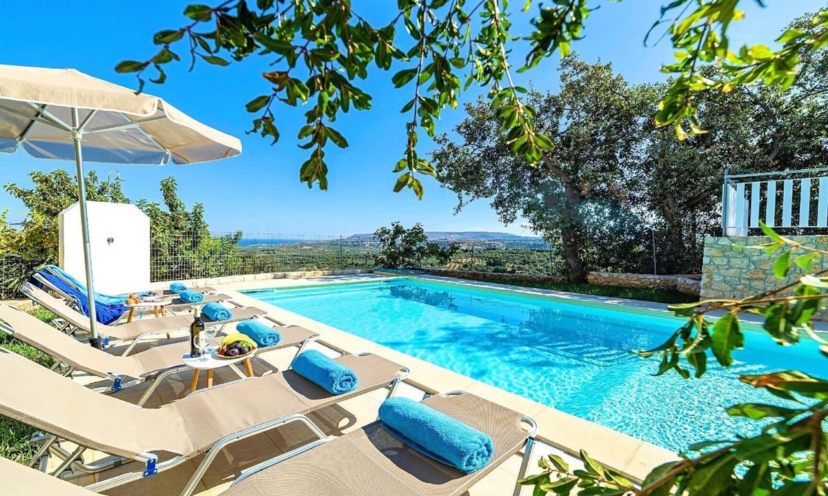 Kastellos House | Grand View Villa Private Heated Pool