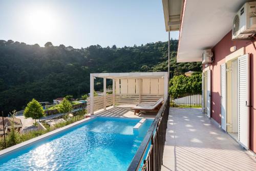 Sinarades Apartment | Kontogialos Beach - Sea View Pool Villa