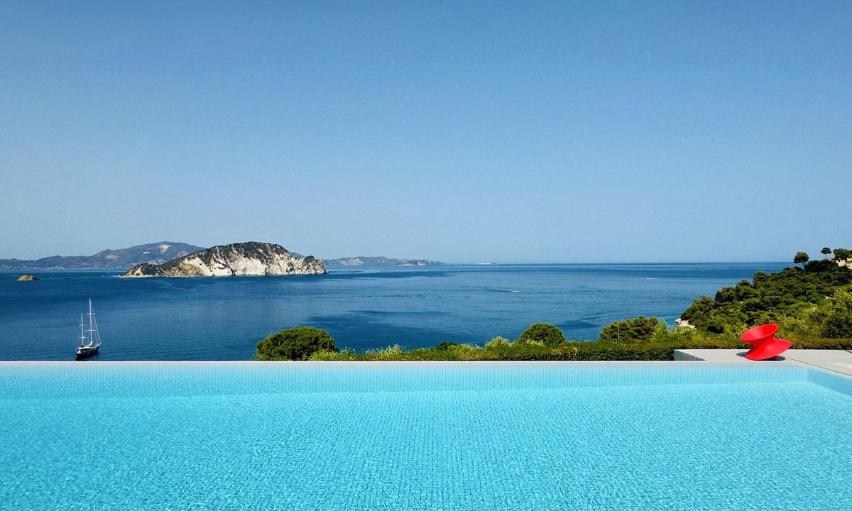 Marathias Villa | Kurma Blue with breathtaking sea view