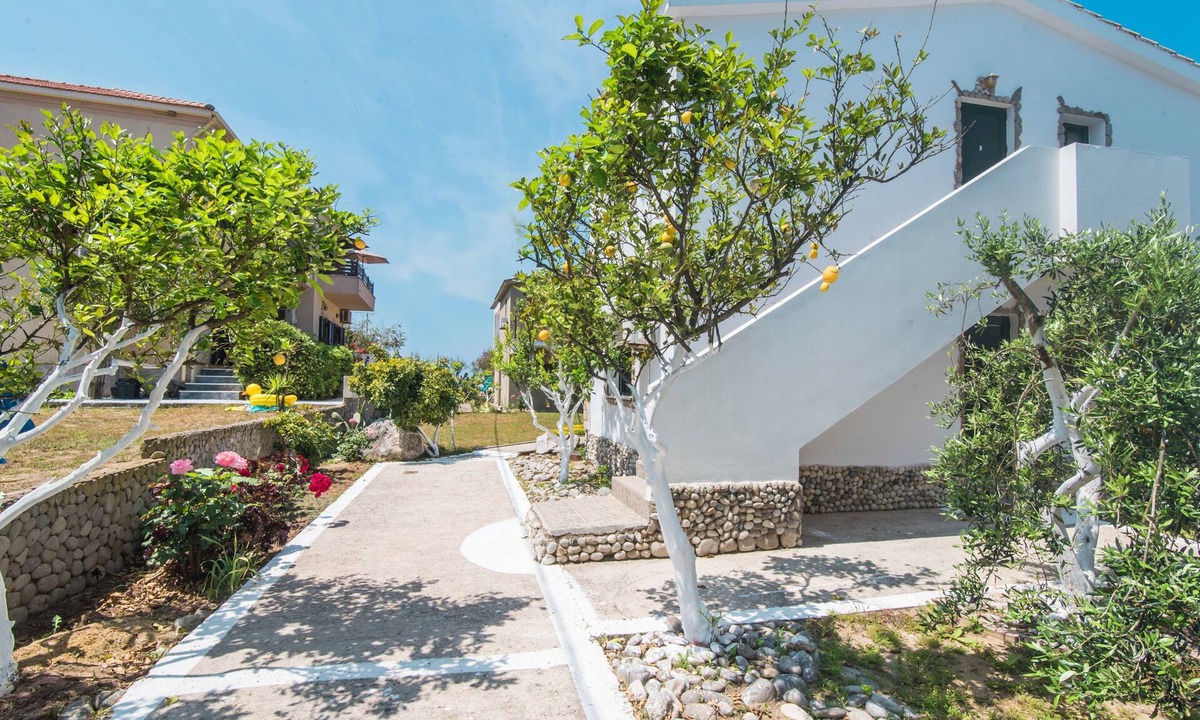 Arillas Apartment | 'Mirage Arillas Apartment C' with Sea View, Shared Pool & Wi-Fi