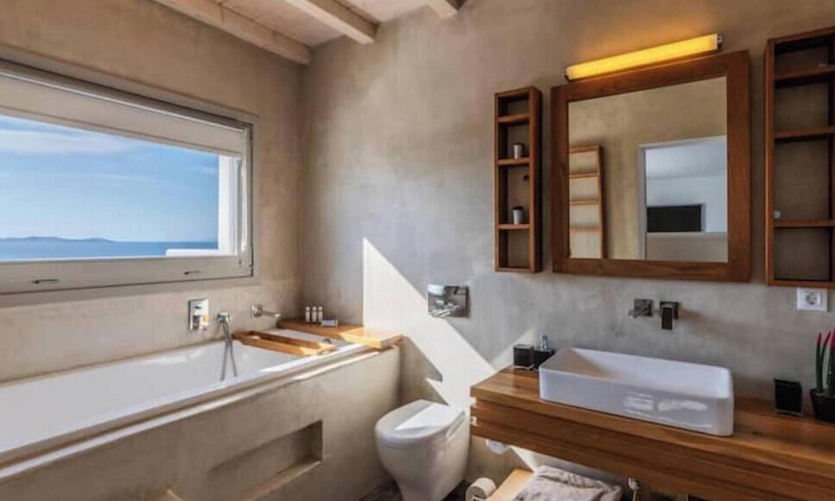 Agios Stefanos Hotel | O Lofos URANOs Villa with Sea View/Private Pool