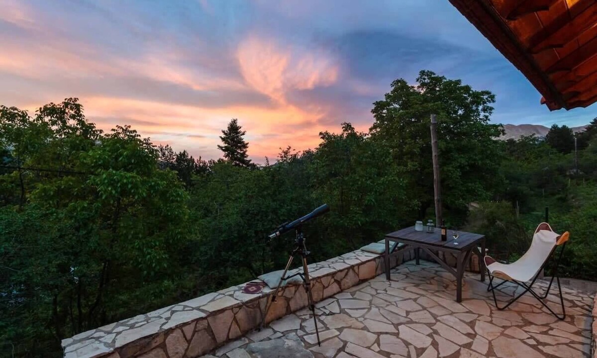 Artemisia Ski Chalet | Pine Forest Chalet 1400m | Cinema & Fireplace