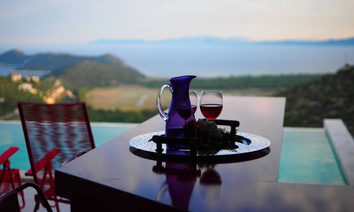 Marathon Villa | Relax at RED GREY SEAVIEW VILLA, with Private Pool, Schinias, Marathon, Attiki