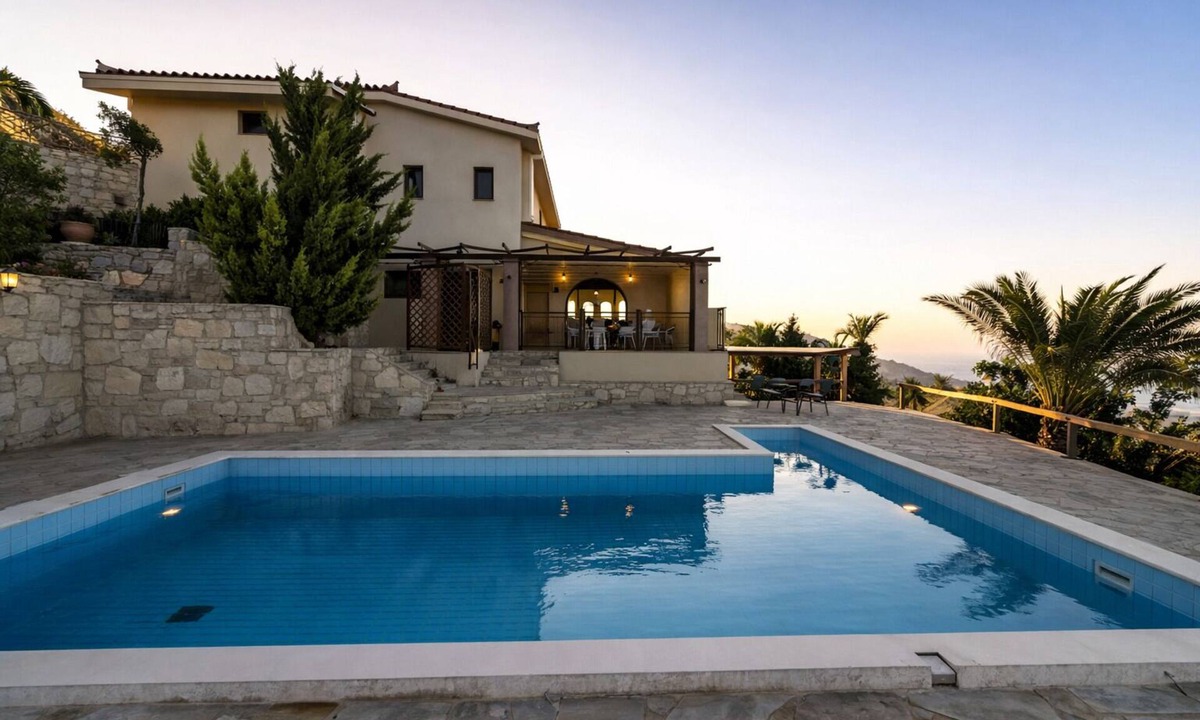 Achlada Villa | Spacious 7-bedroom villa with private pool and amazing view