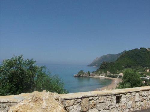 Parelia Apartment | Studio Apartments with large swimming pool and Sea view at Pelekas Beach, Corfu