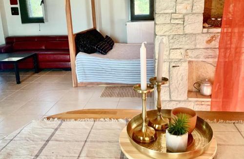 Messini Apartment | 2 h drive from Athens El Ven To Polylimnia waterfalls Nat Sea Cave area available from Sept