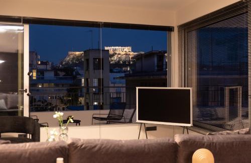 Psirri Apartment | Acroview Lofts Residence with Hammam