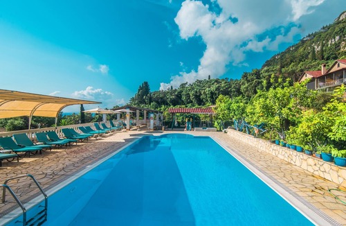 Dafnata Apartment | Andromaches Sea View Studio with Shared Pool, Balcony and Wi-Fi
