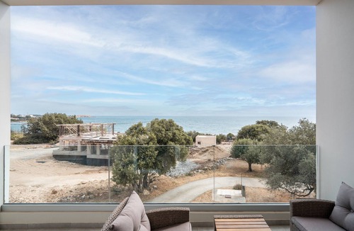 Pefkos Apartment | Apartment 'Tesoro Del Mare with Sea View 1' with Sea View, Wi-Fi and Air Conditioning