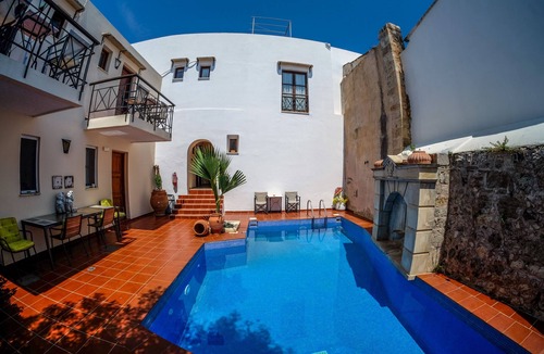 Atsipópoulon Apartment | Calergi Residence 2-Stylish Loft-Panoramic Terrace-Pool Paradise- MONTHLY OFFER