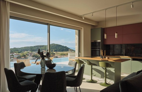 Ano Volimes Villa | Casa Blanca Villa, Pool, SeaViews & Wine Cellar