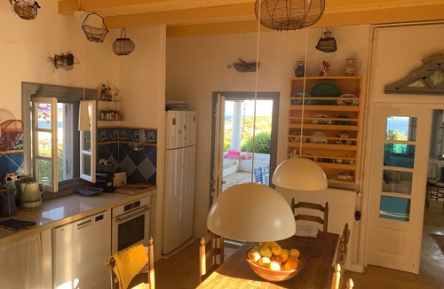 Lipsoi Villa | Charming house in Lipsi with exceptional view of the Aegean Sea