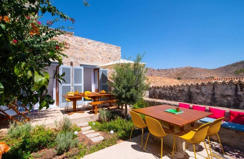 Hydra House | Charming Hydra Retreat with Garden, Terraces & Sea Views