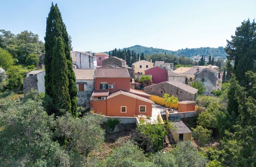 Kouramades Villa | Charming Villa in a traditional village, 3 km from the beach of Agios Gordios