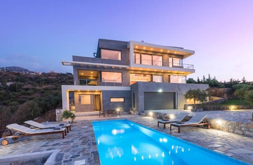 Sitia Villa | Contemporary Villa with Gym & Mesmerising Sea Views near Sitia