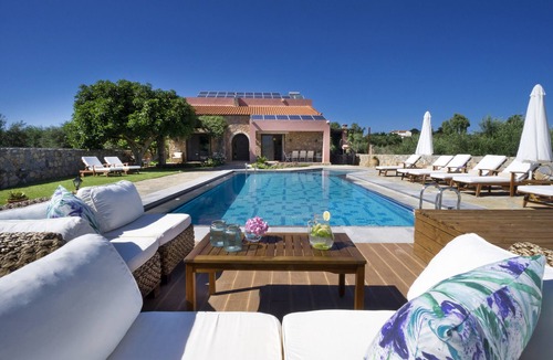 Litsarda Villa | Countryside Large Pool villa Nafsika w/Childrens Play Area 6 km to the Beach.