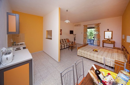 Barbati Apartment | Crystal Blue Apartments. Spacious studios with balcony