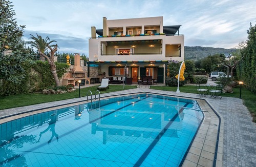 Roussospiti Villa | Dream Villa Enigma with 2 private pools & sea view