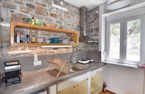 Megalos Prinos House | Elea stone houses, villa "palm" in bio olive grove, at Thassos Island