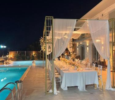 Atsipópoulon Villa | Eva Villas West and East with 2 private infinity pool & and panoramic sea view