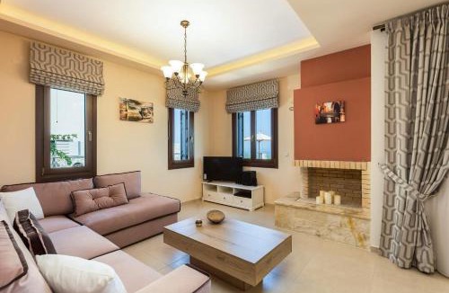 Kirianna Villa | Family Villa Katifes w/Private Pool, BBQ area and Sea View