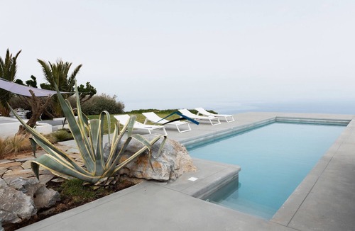 Kea Villa | Fantastic villa with a swimming pool, beautiful garden and a panoramic sea view