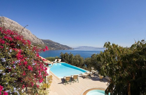Barbati Villa | Fantastic Villa with Majestic Sea Views, Direct Access to Barbati Beach, Private Pool and Jetty!