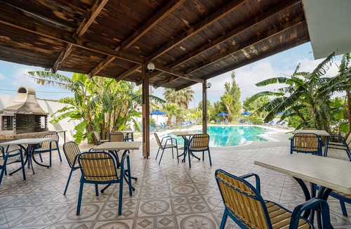 Faliraki Apartment | Holiday Apartment "Sotirakis Standard Room 1" with Mountain View, Shared Pool & Wi-Fi