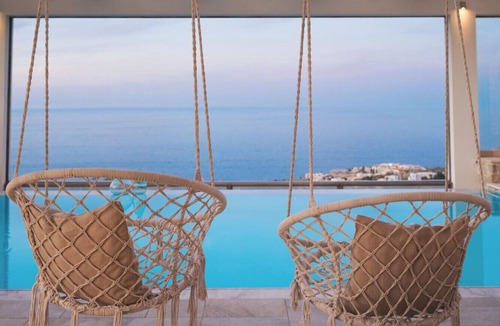 Agia Pelagia Villa | Luxurious Seaview Estate with Infinity Heated Pool