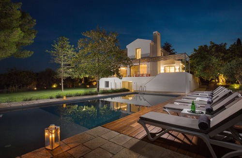Dassia Villa | LUXURY VILLA WITH SEA VIEW,LARGE PRIVATE POOL CLOSE TO THE SEA
