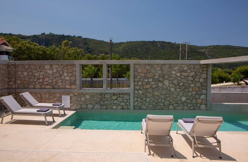 Agios Ioannis Villa | Magnificent Beachfront Lefkada Villa | Villa Galini | 1 Bedroom | Panoramic Sea.
