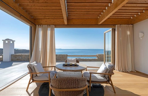 Agios Stefanos Villa | Melanthe Seafront Villa, 9 Bedrooms, Private Infinity Pool, Choulakia, Mykonos