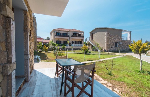 Arillas Apartment | 'Mirage Arillas Studio Type B14' with Sea View, Shared Pool & Wi-Fi