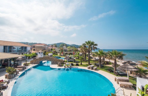Arillas Apartment | 'Mirage Arillas Studio Type B14' with Sea View, Shared Pool & Wi-Fi
