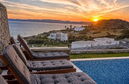 Pefkos House | Miranda Infinity Pool Villa with Sea Views in Pefkos