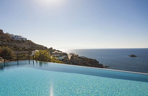 Psarou Villa | My Rental Homes - Villa Ariano with infinity pool, incomparable sea view and bbq