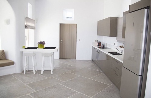 Fanari Villa | Mykonos Villa Coralba with swimming pool, helipad, sunset and sea view