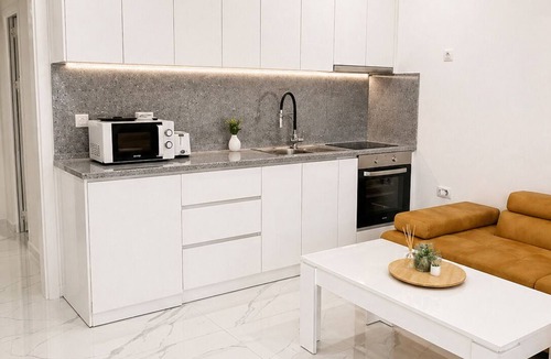 Nea Peramos Apartment | Pami Apartments #2 - 2-bedroom apartment in beautiful Nea Peramos with AC