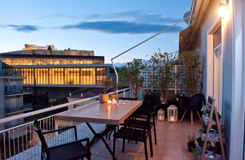 Makrigianni Apartment | Panoramic Acropolis View Deluxe Penthouse, next to metro